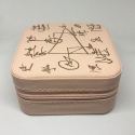 Коробочка для хранения артефактов (бежево-розовая) 9,5х9,5х5,2 см